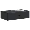 Table d'appoint murale Noir 59 x 34,5 x 17 cm Bois d'ingénierie 621115621115
