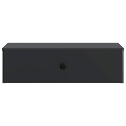 Table d'appoint murale Noir 59 x 34,5 x 17 cm Bois d'ingénierie 621115621115