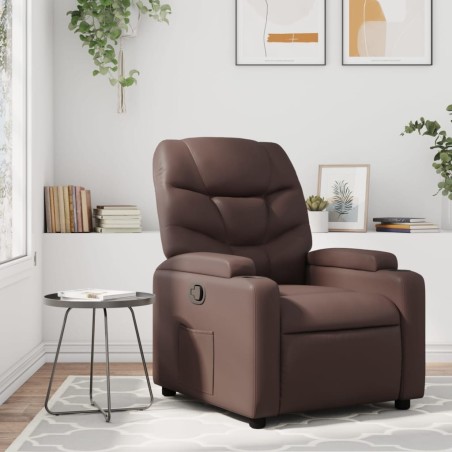 Fauteuil inclinable Marron Similicuir 621117621117