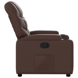 Fauteuil inclinable Marron Similicuir 621117621117