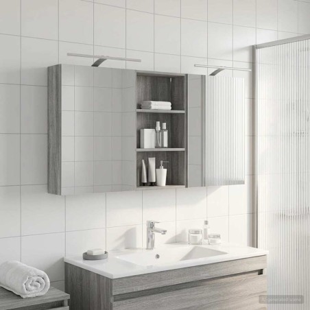Ensemble de Meubles de Salle de Bain 3 pcs 140 x 14,5 x 70 cm 621122621122