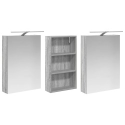 Ensemble de Meubles de Salle de Bain 3 pcs 140 x 14,5 x 70 cm 621122621122