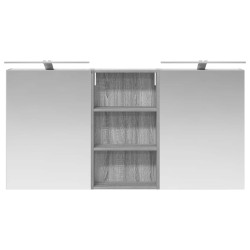 Ensemble de Meubles de Salle de Bain 3 pcs 140 x 14,5 x 70 cm 621122621122