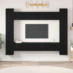Ensemble meuble TV 10 pcs Chêne noir 30,5 x 30 x 90 cm 621123621123