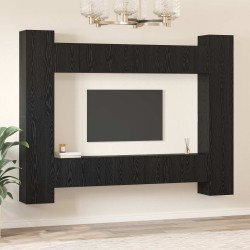 Ensemble meuble TV 10 pcs Chêne noir 30,5 x 30 x 90 cm 621123621123