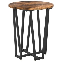 Ensemble de tables d'appoint 2 pcs Chêne fumé et noir 621124621124