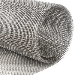 Écran en maille 80 x 500 cm 6 Mesh Acier Inoxydable 201 Argenté 621129621129