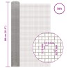 Écran en maille 80 x 500 cm 6 Mesh Acier Inoxydable 201 Argenté 621129621129