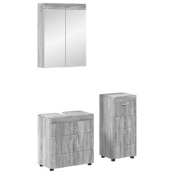 Ensemble de mobilier de salle de bain TULUM Gris Sonoma 621130621130