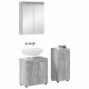 Ensemble de mobilier de salle de bain TULUM Gris Sonoma 621130621130