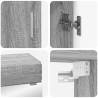 Ensemble de mobilier de salle de bain TULUM Gris Sonoma 621130621130