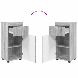 Ensemble de mobilier de salle de bain TULUM Gris Sonoma 621130621130