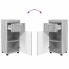 Ensemble de mobilier de salle de bain TULUM Gris Sonoma 621130621130