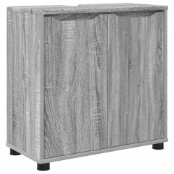 Ensemble de mobilier de salle de bain 3 pcs Gris Sonoma 621131621131