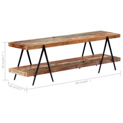 Meuble TV 160x40x50 cm Bois de récupération massif 621132621132