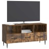 Meuble TV Chêne fumé 102 x 34,5 x 50 cm Bois d'ingénierie 621133621133