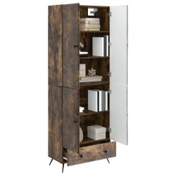 Ensemble de Meubles 2 pcs Chêne fumé Bois d'ingénierie 621134621134