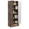 Ensemble de Meubles 2 pcs Chêne fumé Bois d'ingénierie 621134621134
