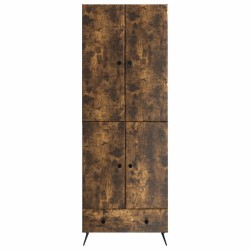 Ensemble de Meubles 2 pcs Chêne fumé Bois d'ingénierie 621134621134