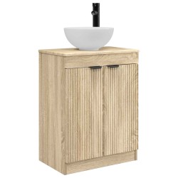 Meuble de salle de bain avec évier Chêne Sonoma 54 x 35 x 83 cm 621136621136