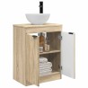 Meuble de salle de bain avec évier Chêne Sonoma 54 x 35 x 83 cm 621136621136