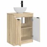 Meuble de salle de bain avec évier Chêne Sonoma 54 x 35 x 83 cm 621136621136