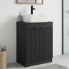 Meuble de salle de bain avec évier Noir 54 x 35 x 83 cm 621137621137