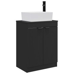 Meuble de salle de bain avec évier Noir 54 x 35 x 83 cm 621137621137