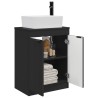 Meuble de salle de bain avec évier Noir 54 x 35 x 83 cm 621137621137