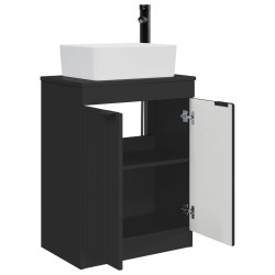 Meuble de salle de bain avec évier Noir 54 x 35 x 83 cm 621137621137
