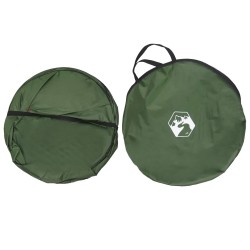 Tente de toilettes pop-up avec corde suspendue Vert 97 x 126 cm 621145621145