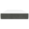 Matelas à ressorts ensachés 100 x 210 cm Gris foncé 621149621149