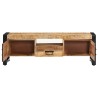 Meuble TV 120x30x40 cm Bois massif de manguier 621152621152