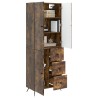 Ensemble de Meubles 2 pcs Chêne fumé Bois d'ingénierie 621155621155
