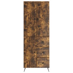 Ensemble de Meubles 2 pcs Chêne fumé Bois d'ingénierie 621155621155