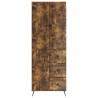 Ensemble de Meubles 2 pcs Chêne fumé Bois d'ingénierie 621155621155