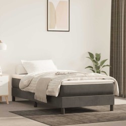 Matelas à ressorts ensachés 80 x 210 cm Gris foncé 621157621157