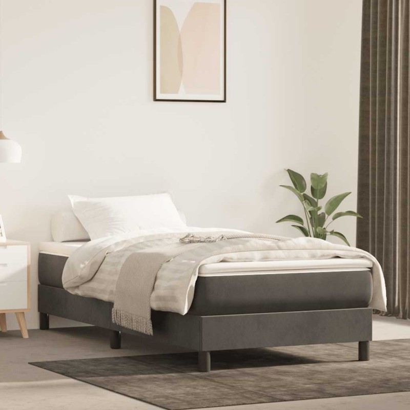 Matelas à ressorts ensachés 80 x 210 cm Gris foncé 621157621157