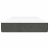 Matelas à ressorts ensachés 80 x 210 cm Gris foncé 621157621157