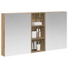 Ensemble de Meubles de Salle de Bain 3 pc 130 x 14,5 x 70 cm 621160621160