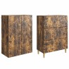 Ensemble de Meubles 2 pcs Chêne fumé 66 x 34,5 x 90 cm 621163621163