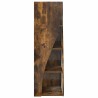 Meuble d'angle Chêne fumé 32x32x102cm Bois d'ingénierie 621164621164