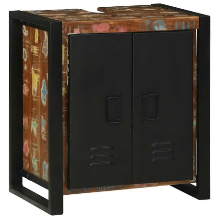 Meuble sous évier Marron 55 x 35 x 60 cm Bois Recyclé Solide 621166621166