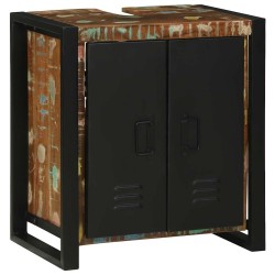 Meuble sous évier Marron 55 x 35 x 60 cm Bois Recyclé Solide 621166621166