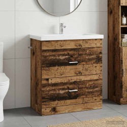 Meuble sous lavabo de salle de bain Bois ancien 621169621169