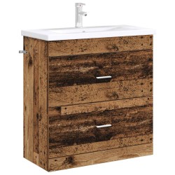 Meuble sous lavabo de salle de bain Bois ancien 621169621169