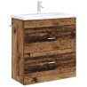 Meuble sous lavabo de salle de bain Bois ancien 621169621169