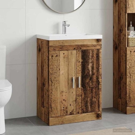 Meuble sous lavabo de salle de bain Bois ancien 621170621170