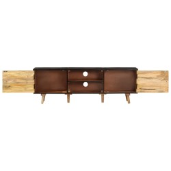 Meuble TV 140x30x46 cm Bois de manguier brut et d'acacia massif 621171621171