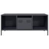 Table basse anthracite 101,5x50x43,5 cm acier laminé à froid 621172621172